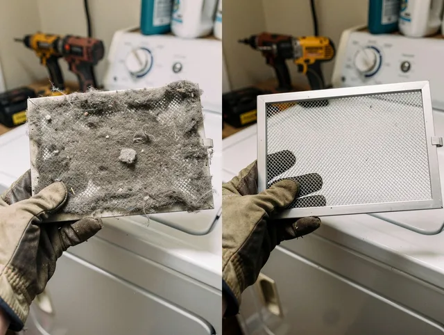 Professional lint trap cleaning by Duxbury Dryer Vent Cleaning in Duxbury
