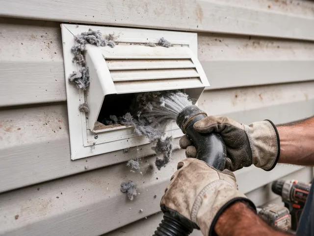 Professional dryer vent cleaning by Duxbury Dryer Vent Cleaning in Duxbury