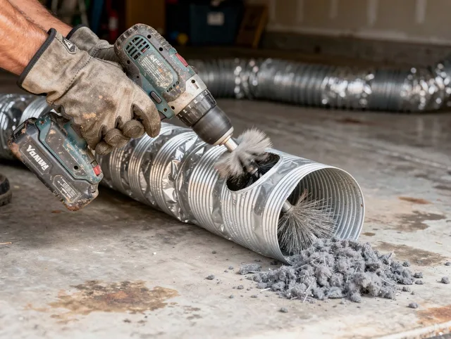 Professional duct cleaning by Duxbury Dryer Vent Cleaning in Duxbury